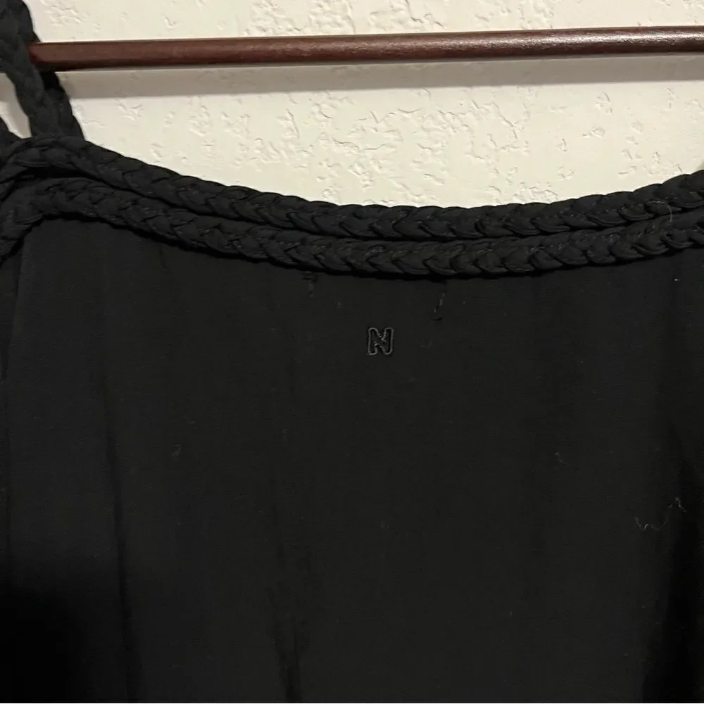 Nikkie Black Off the Shoulder European Designer Dress